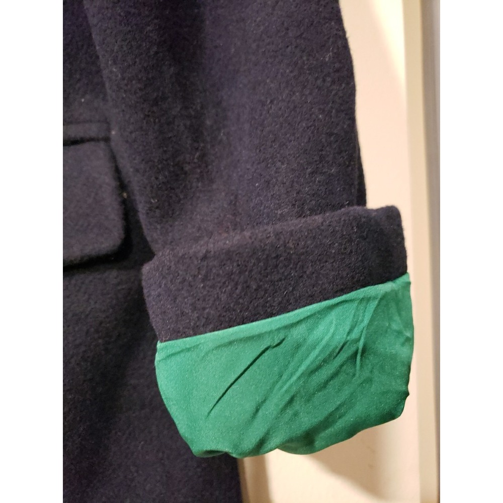 J.Crew Wool-blend Blazer-Coat Navy Size 6 NWT (h - Picture 7 of 8